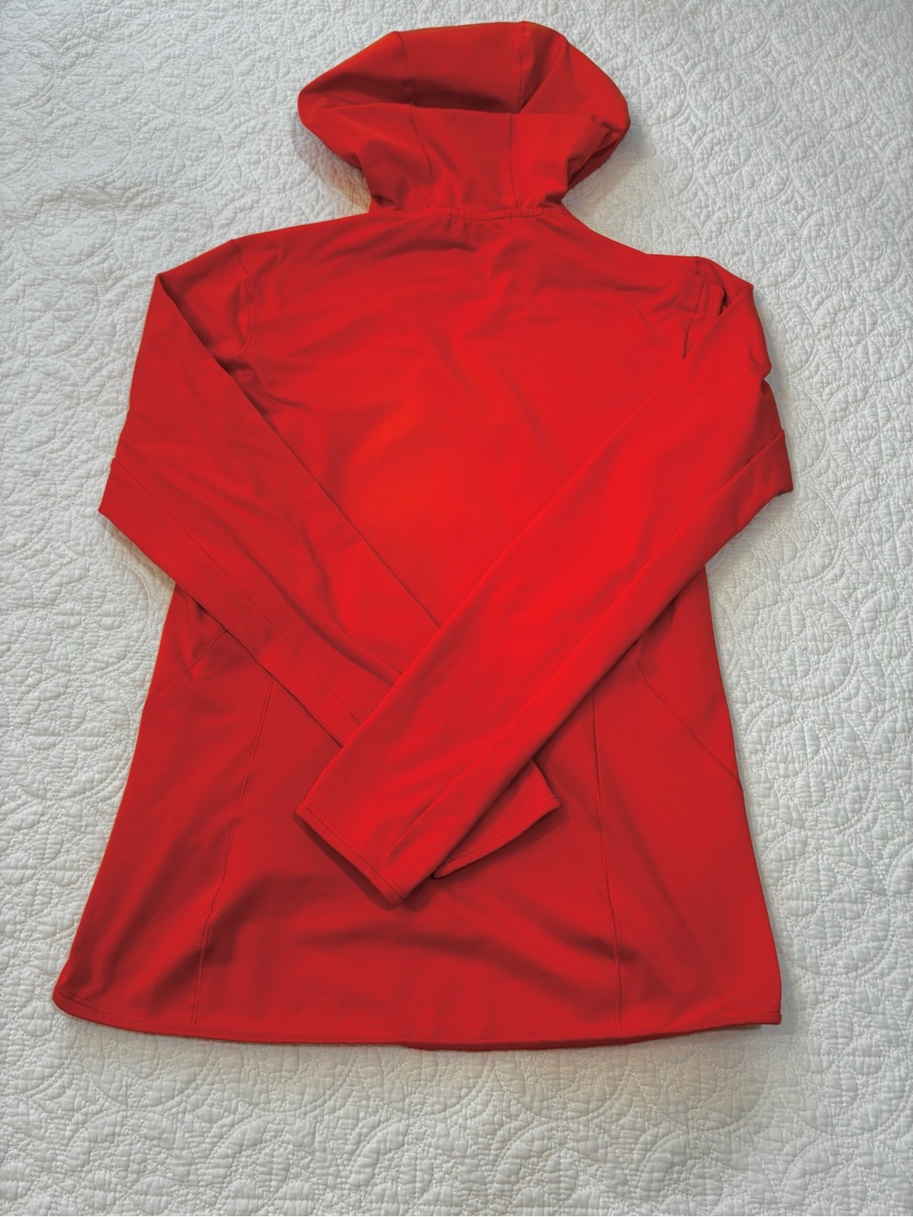 Arc'teryx Kyanite LT Orange Zip Up Hoodie Fleece Jacket Women's Small - Picture 2 of 8